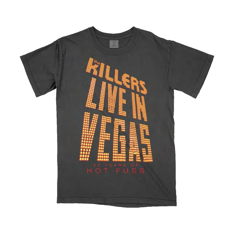 LIVE IN VEGAS T-SHIRT sold by The Killers