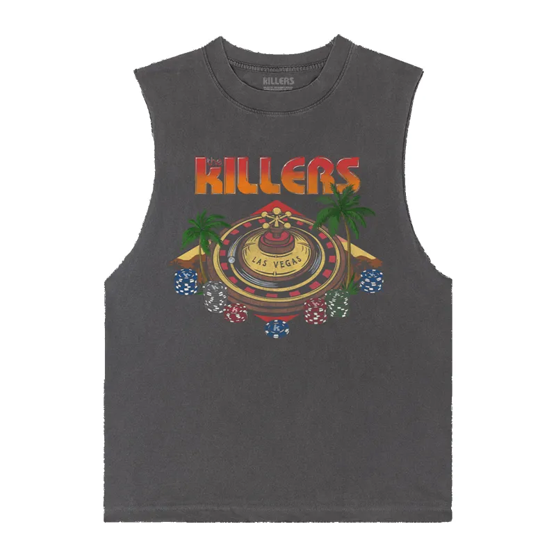 SUMMER ROULETTE SLEEVELESS T-SHIRT sold by The Killers
