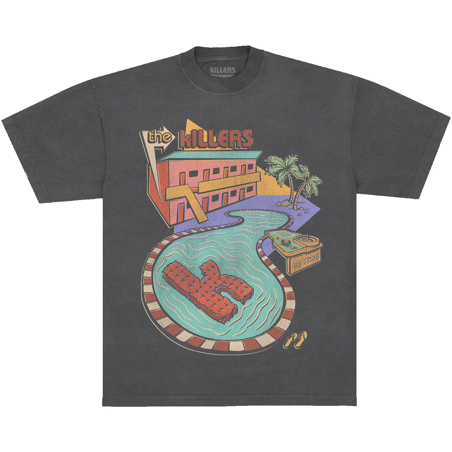 SUMMER POOL TEE - PEPPER sold by The Killers