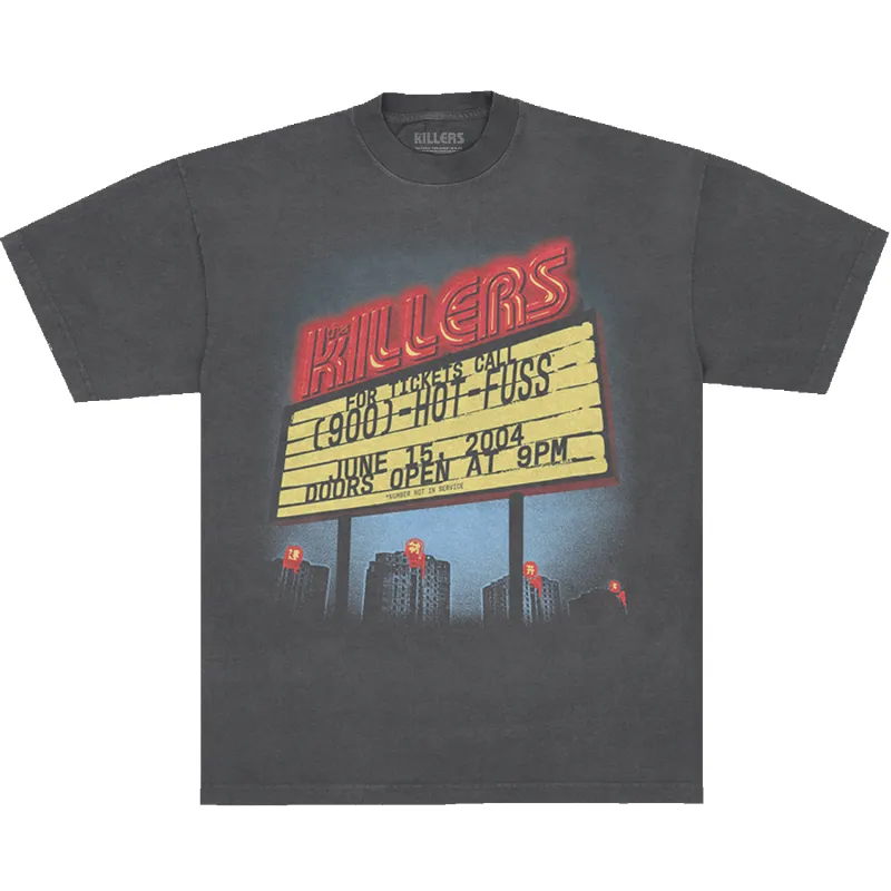 SUMMER MOTEL SIGN TEE - PEPPER sold by The Killers