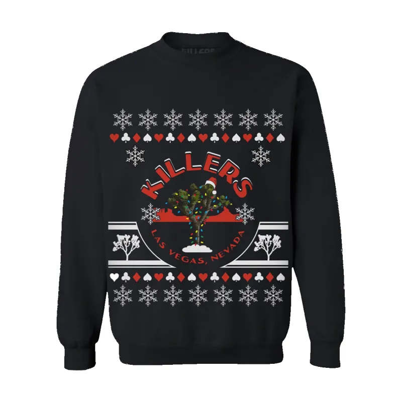 Holiday Tree Crewneck - Black sold by The Killers