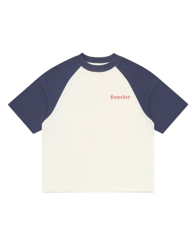 RAGLAN TEE | VINTAGE NAVY made by Someday Fabrications