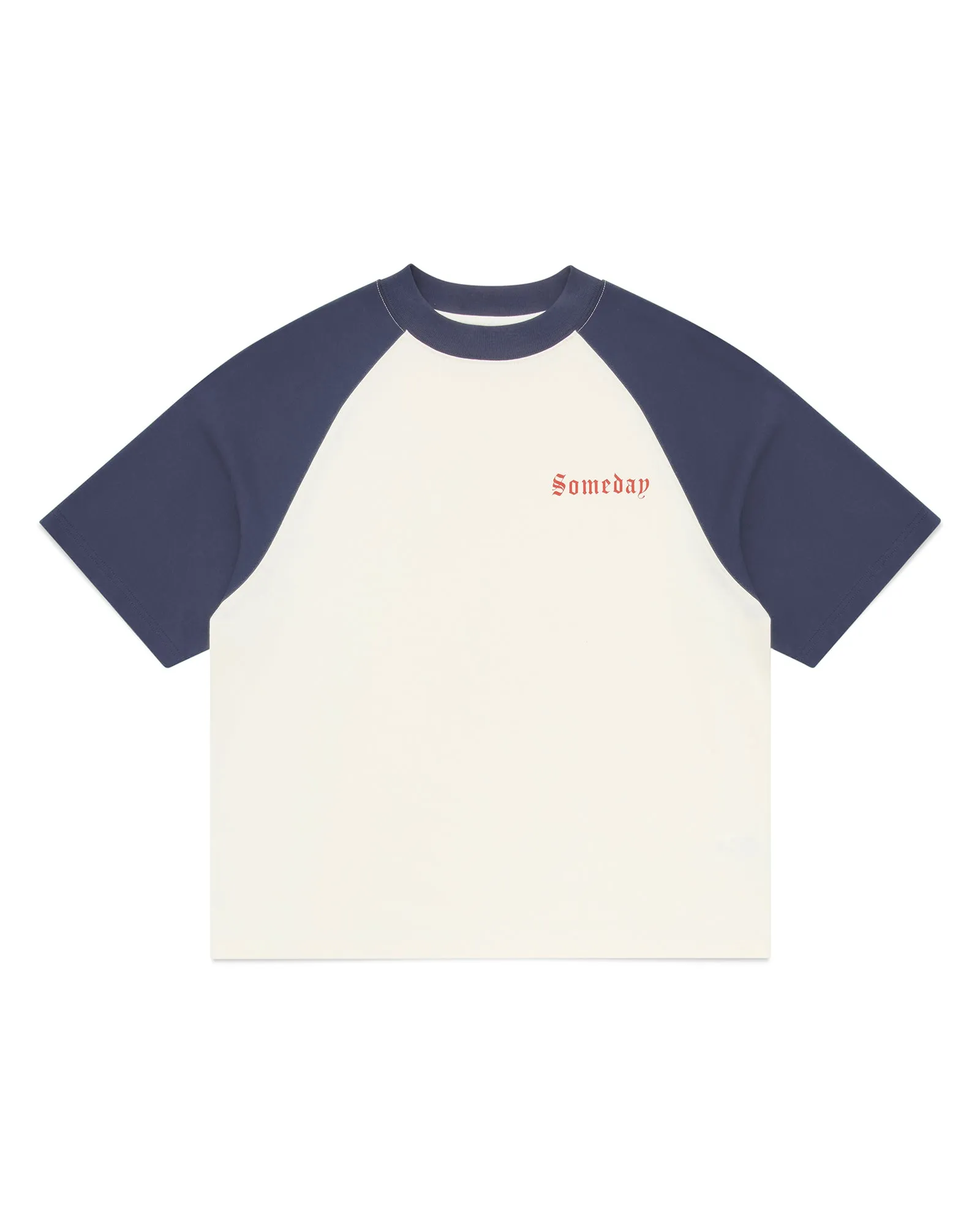 RAGLAN TEE | VINTAGE NAVY sold by Someday Fabrications
