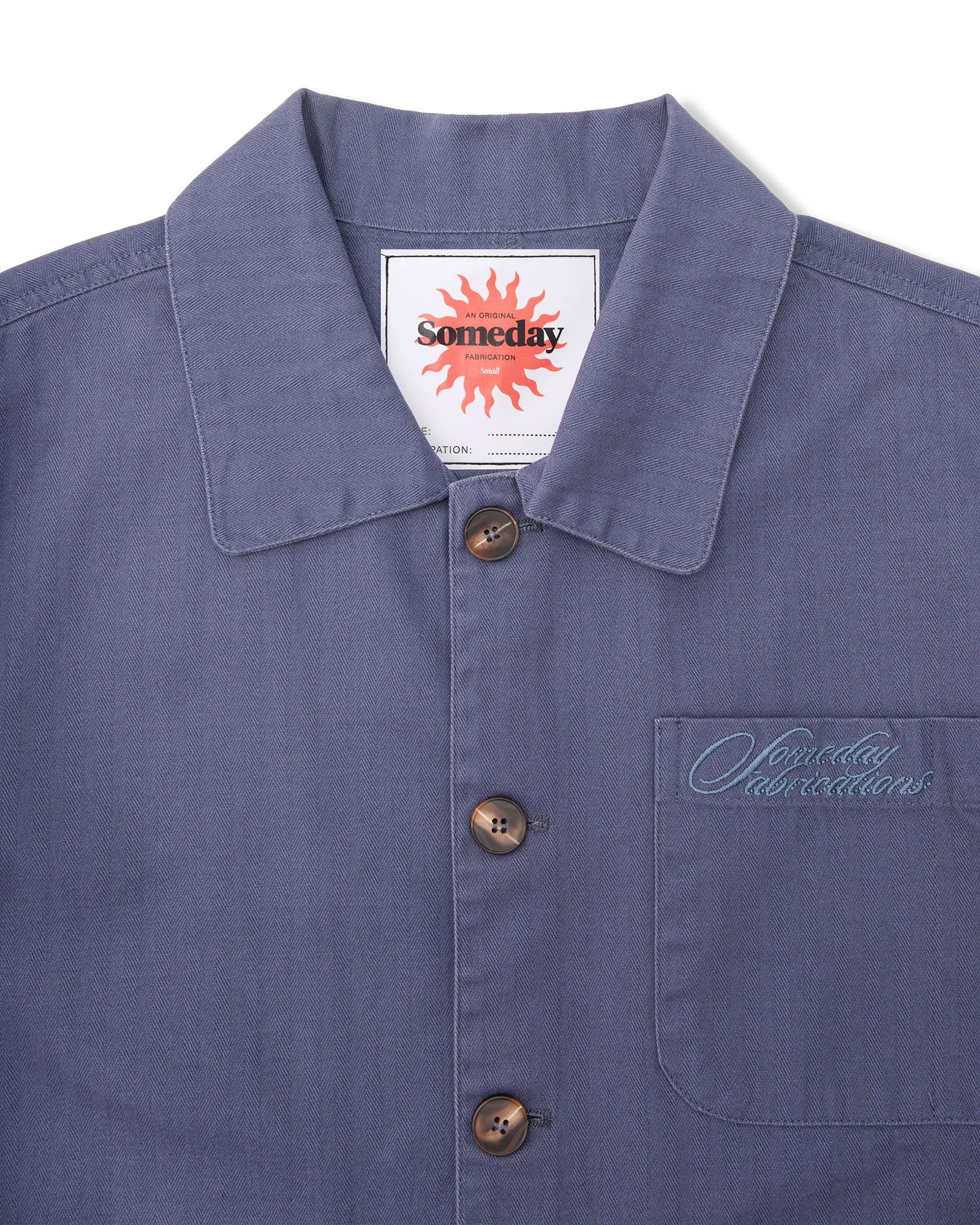 EVERYWEAR CHORE COAT | WASHED INDIGO sold by Someday Fabrications product image thumbnail 2