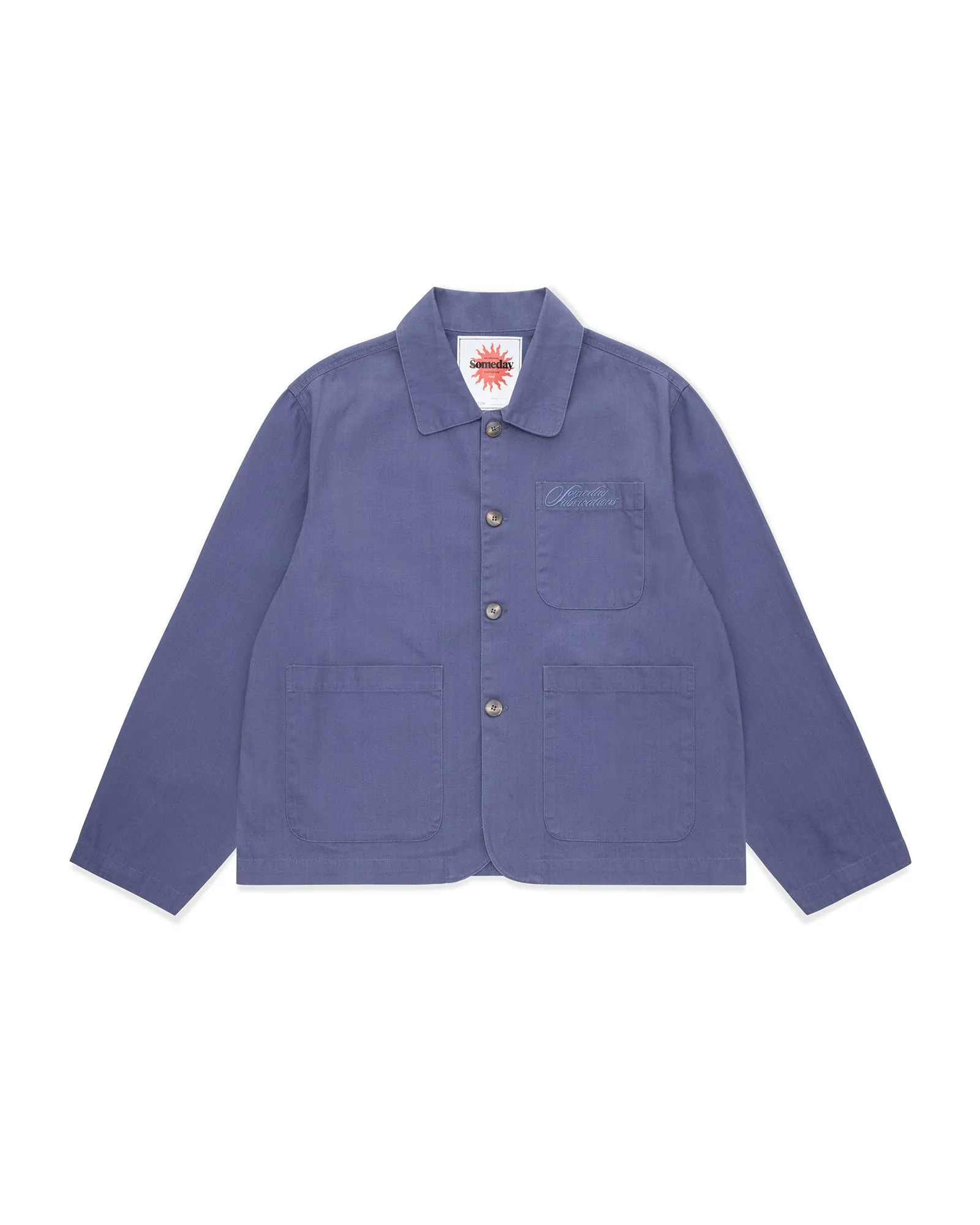 EVERYWEAR CHORE COAT | WASHED INDIGO sold by Someday Fabrications
