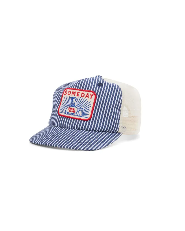 HICKORY TRUCKER CAP | INDIGO BLUE made by Someday Fabrications