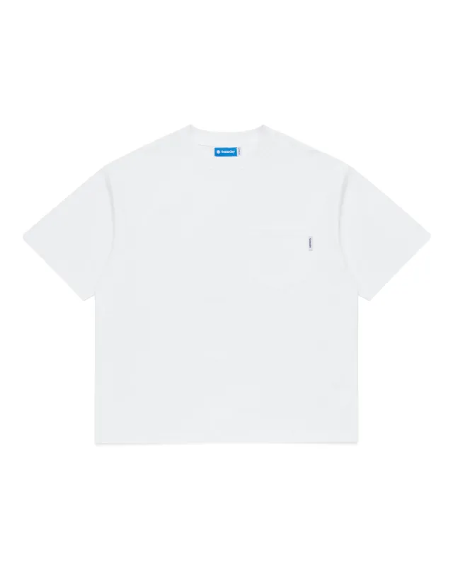 EVERYDAY POCKET TEE | WHITE made by Someday Fabrications