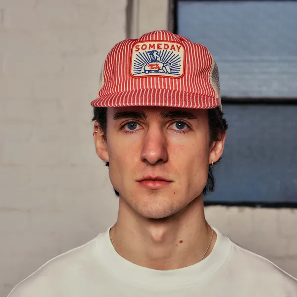 HICKORY TRUCKER CAP | RED sold by Someday Fabrications product image thumbnail 3