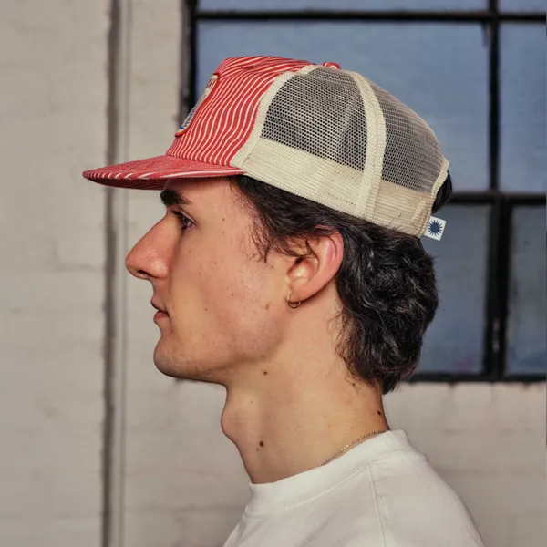 HICKORY TRUCKER CAP | RED sold by Someday Fabrications product image thumbnail 4