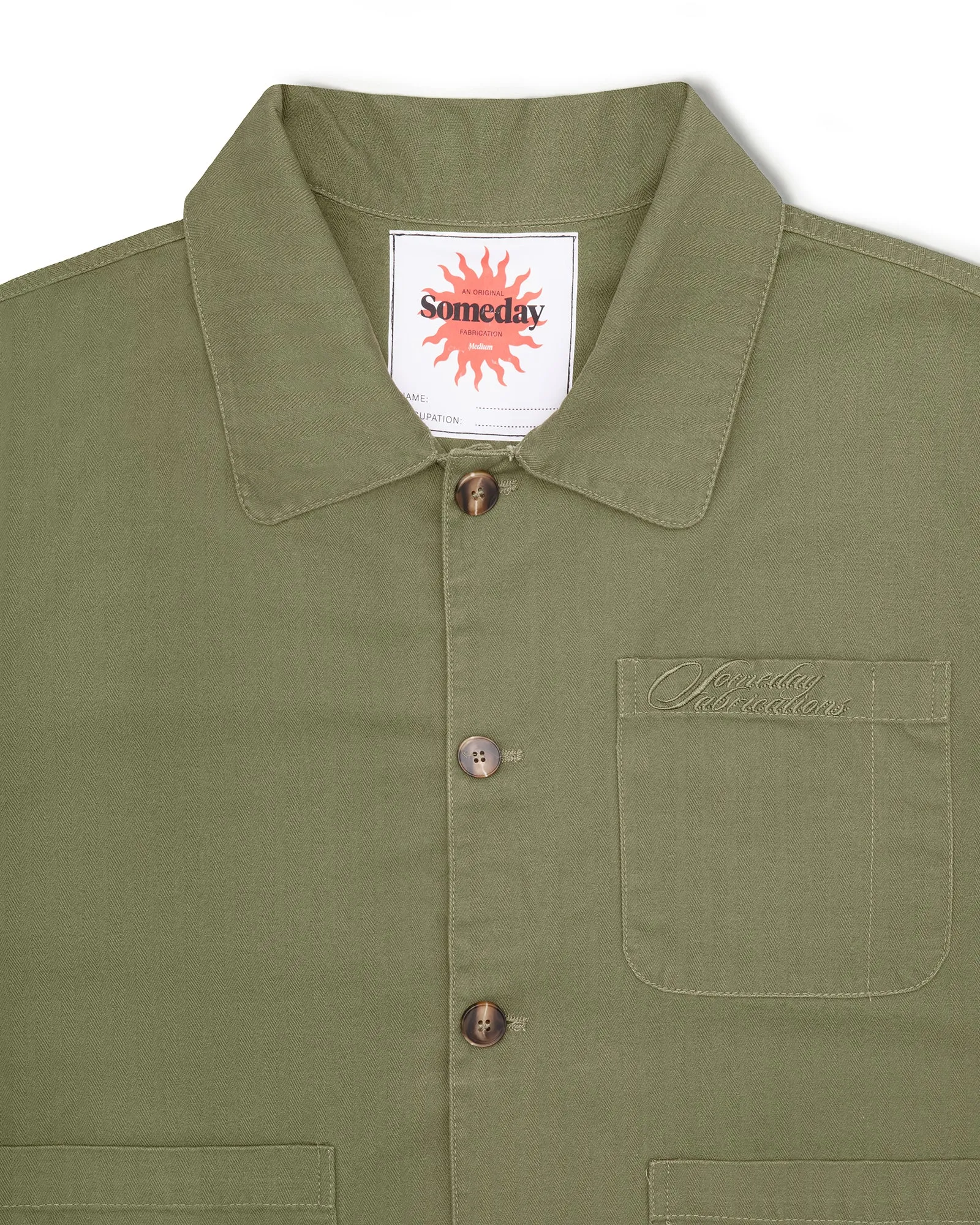 EVERYWEAR CHORE COAT | OLIVE sold by Someday Fabrications product image thumbnail 2