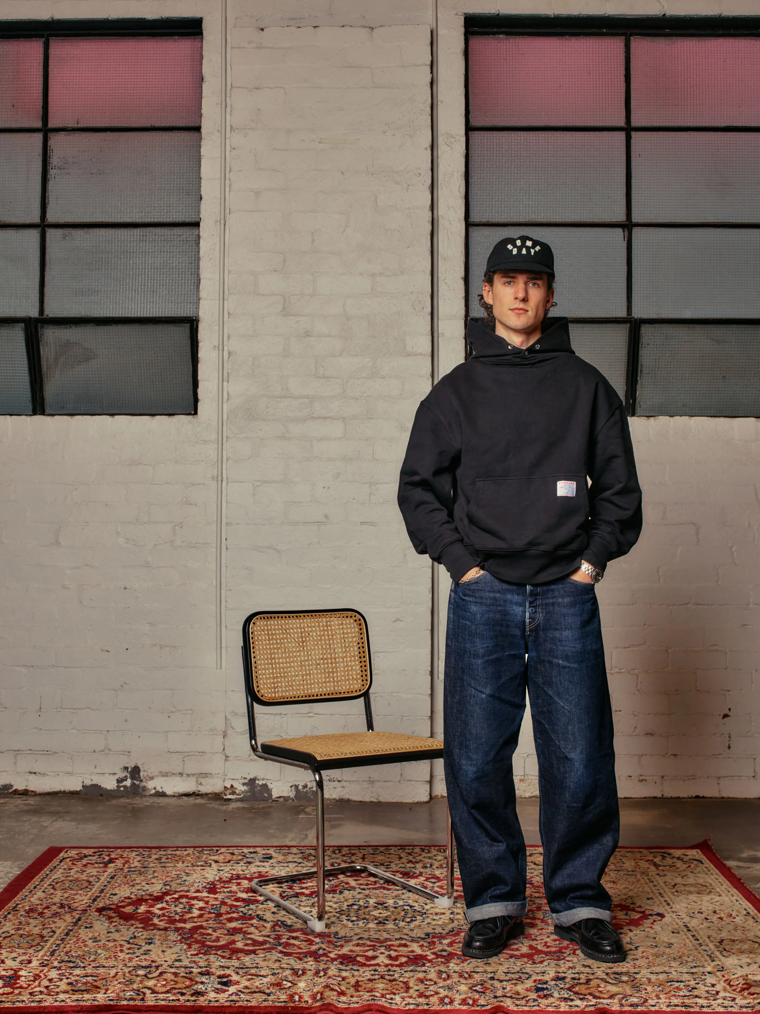 50's SNAP HOODIE | BLACK sold by Someday Fabrications product image thumbnail 4