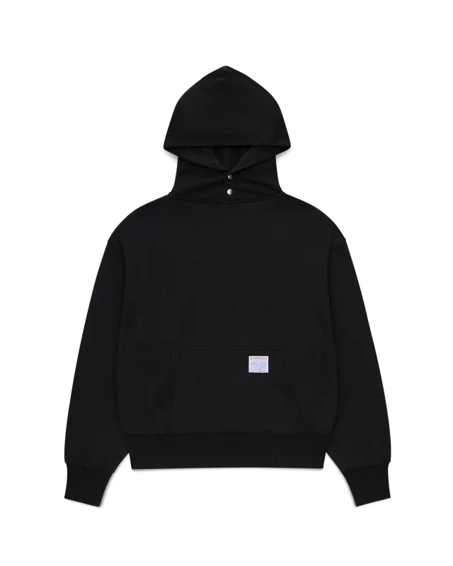 50's SNAP HOODIE | BLACK made by Someday Fabrications
