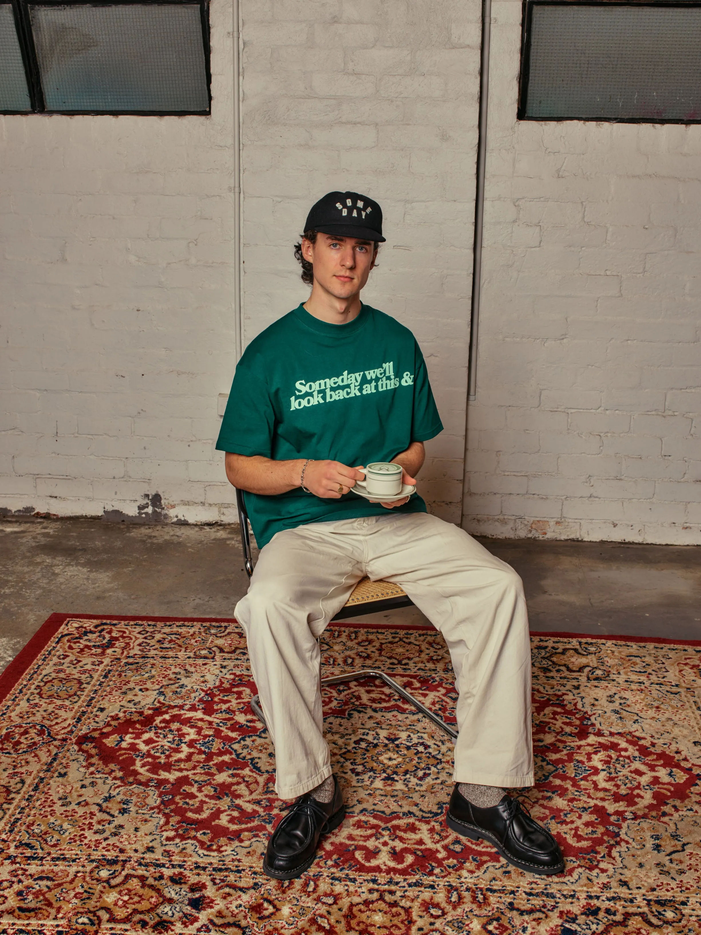 LOOK BACK TEE | MATCHA sold by Someday Fabrications product image thumbnail 3