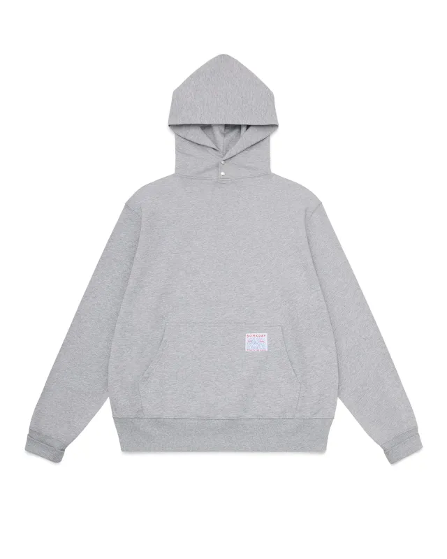 50's SNAP HOODIE | HEATHER GREY made by Someday Fabrications