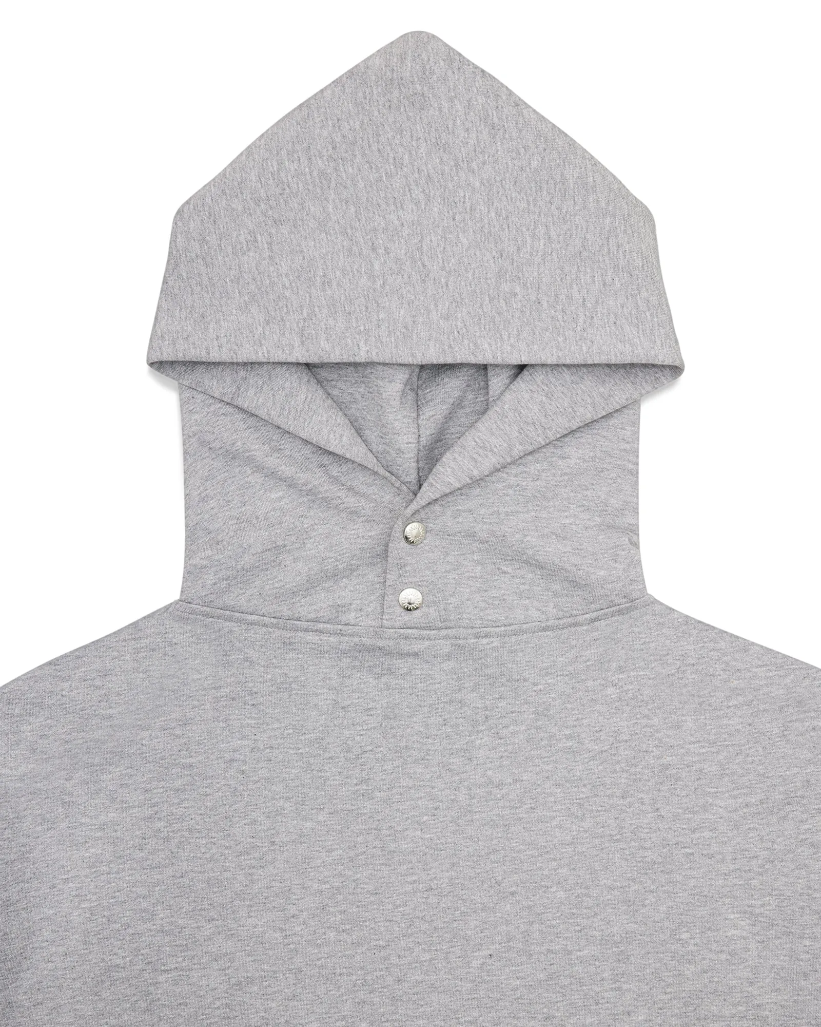 50's SNAP HOODIE | HEATHER GREY sold by Someday Fabrications product image thumbnail 2