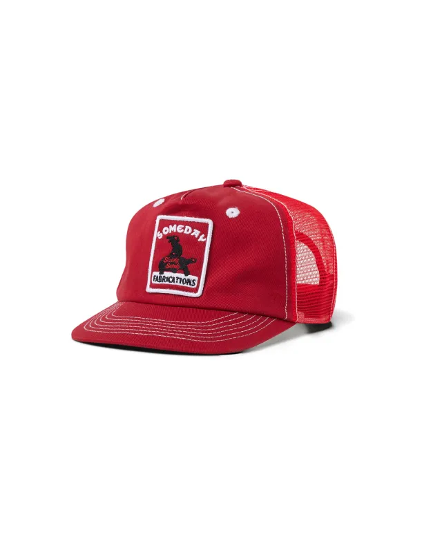 FARMHOUSE TRUCKER CAP | CHERRY RED made by Someday Fabrications