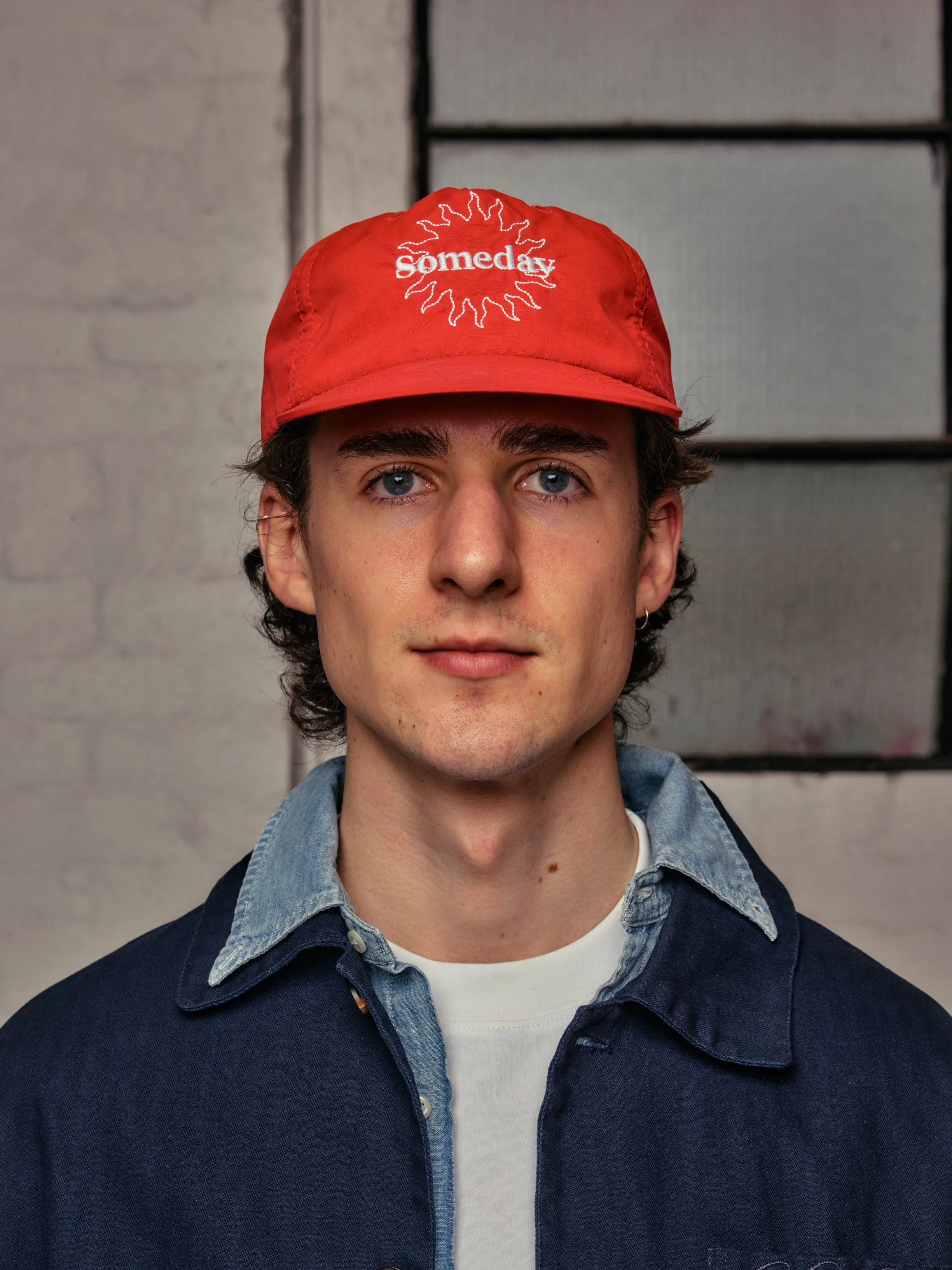 LOGO CAP | RED NYLON sold by Someday Fabrications product image thumbnail 3