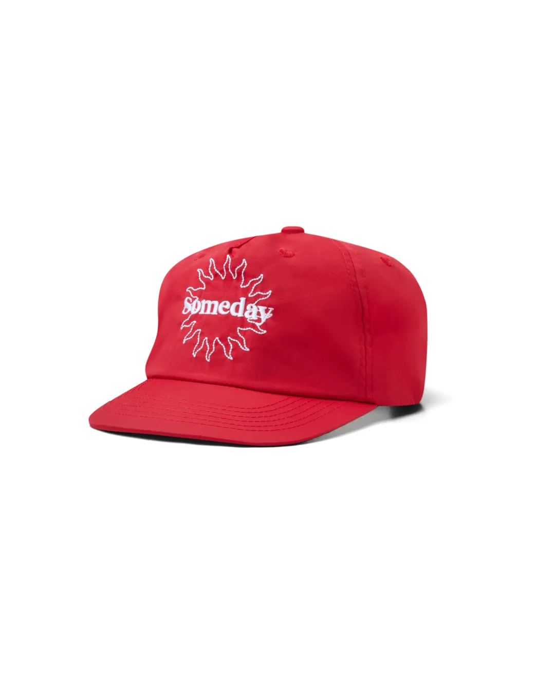 LOGO CAP | RED NYLON sold by Someday Fabrications