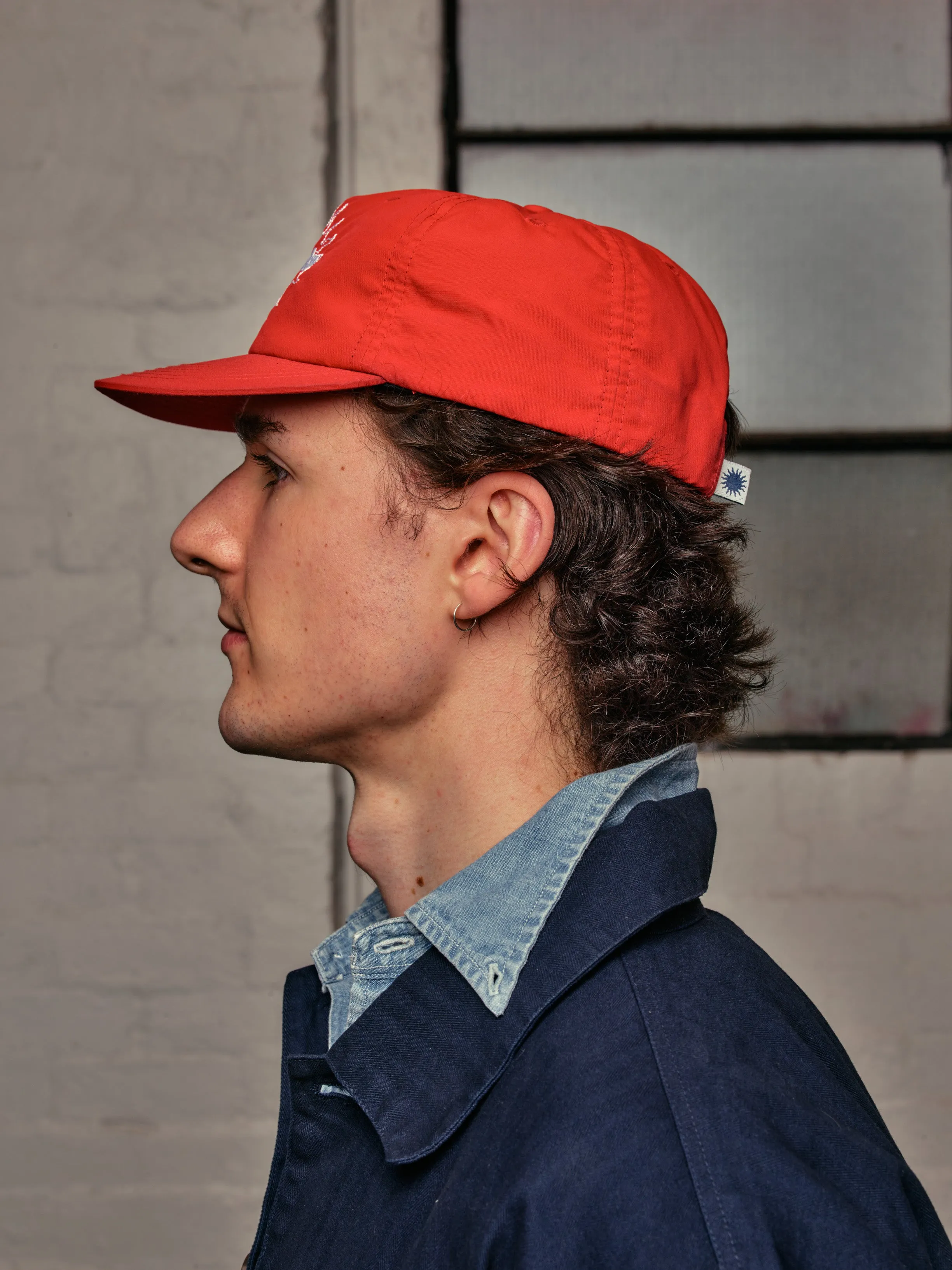 LOGO CAP | RED NYLON sold by Someday Fabrications product image thumbnail 4