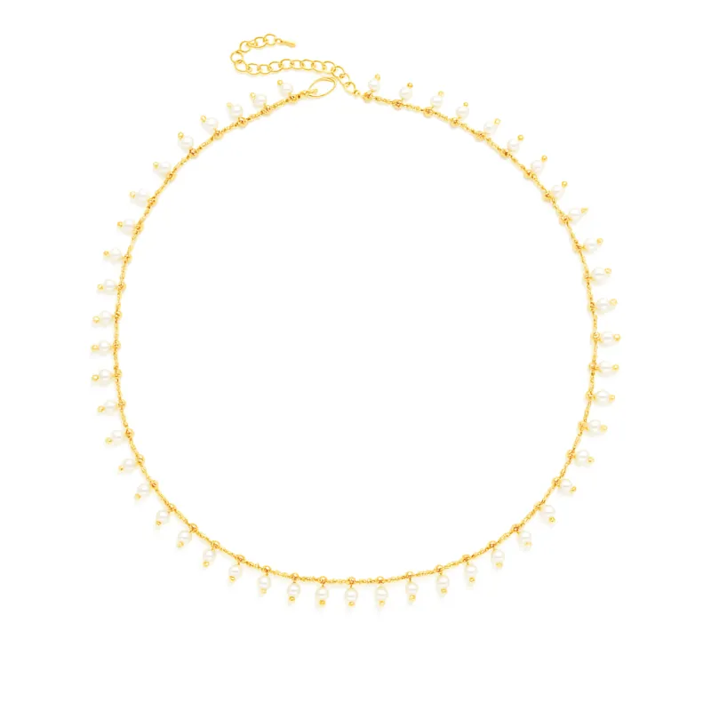 Sweet Pearls Necklace made by Salty Cali