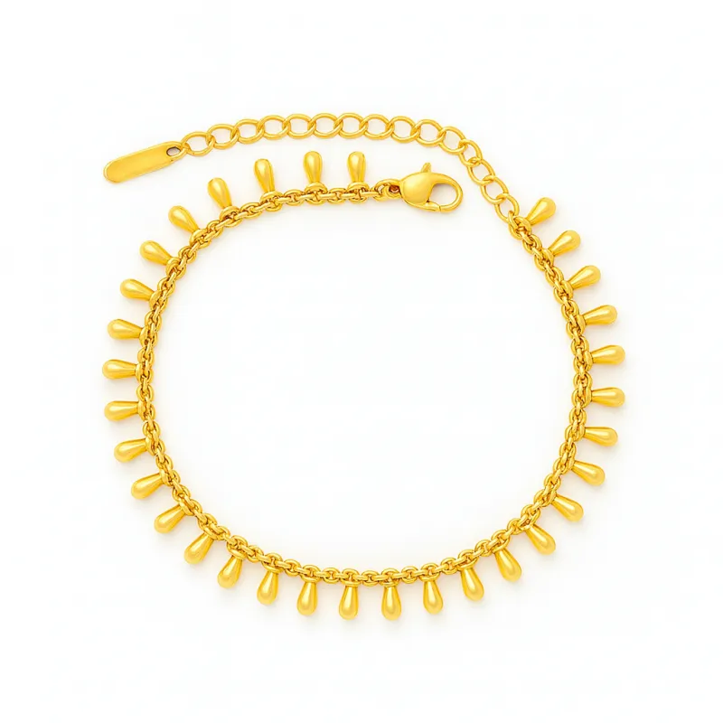 Tassel Chain Bracelet made by Salty Cali