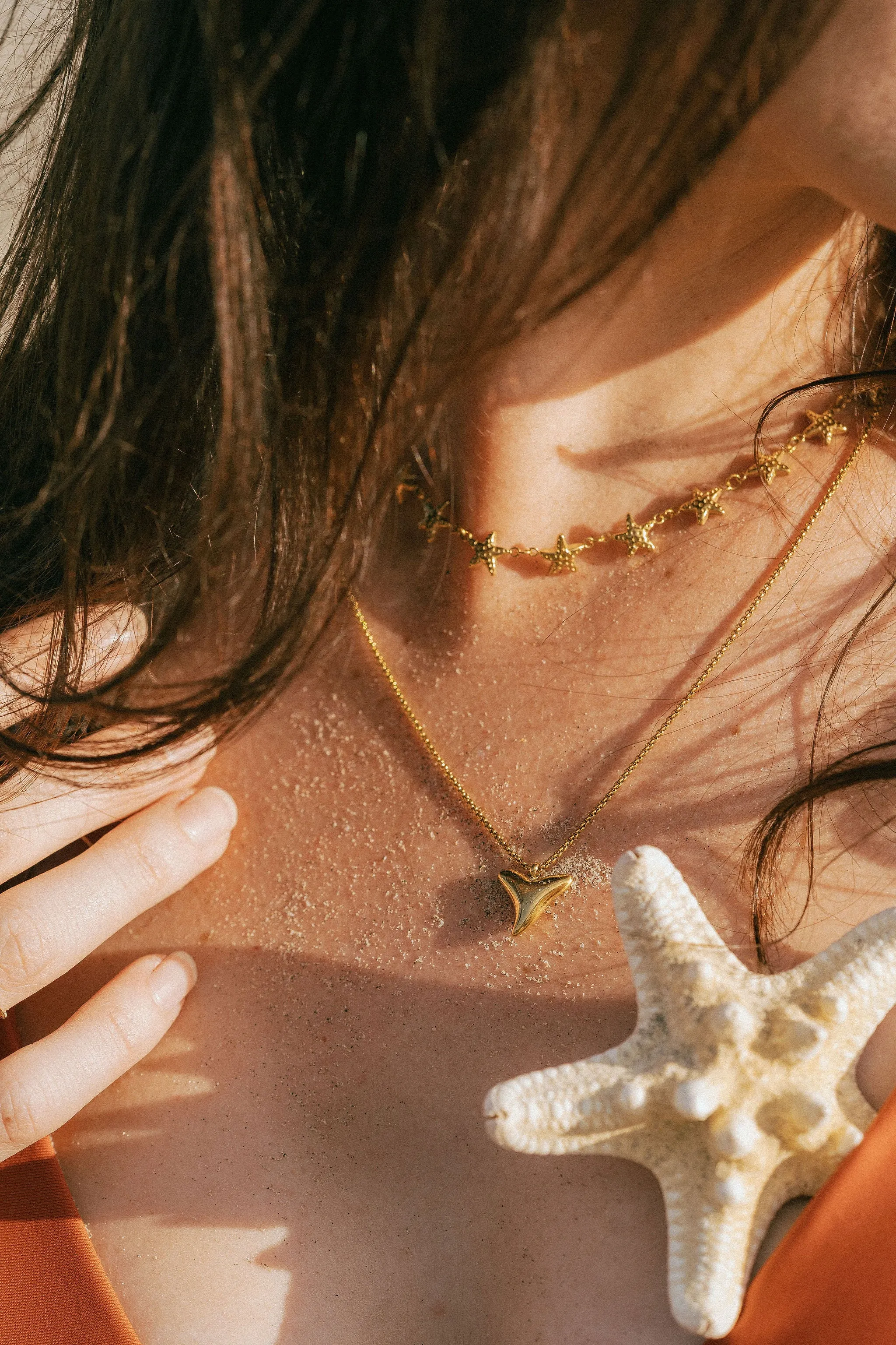 Starfish Charm Necklace sold by Salty Cali product image thumbnail 2