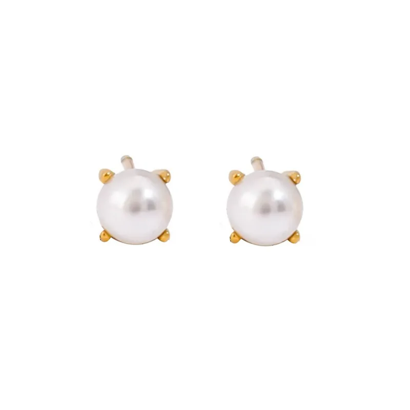 Salted Pearl Studs sold by Salty Cali