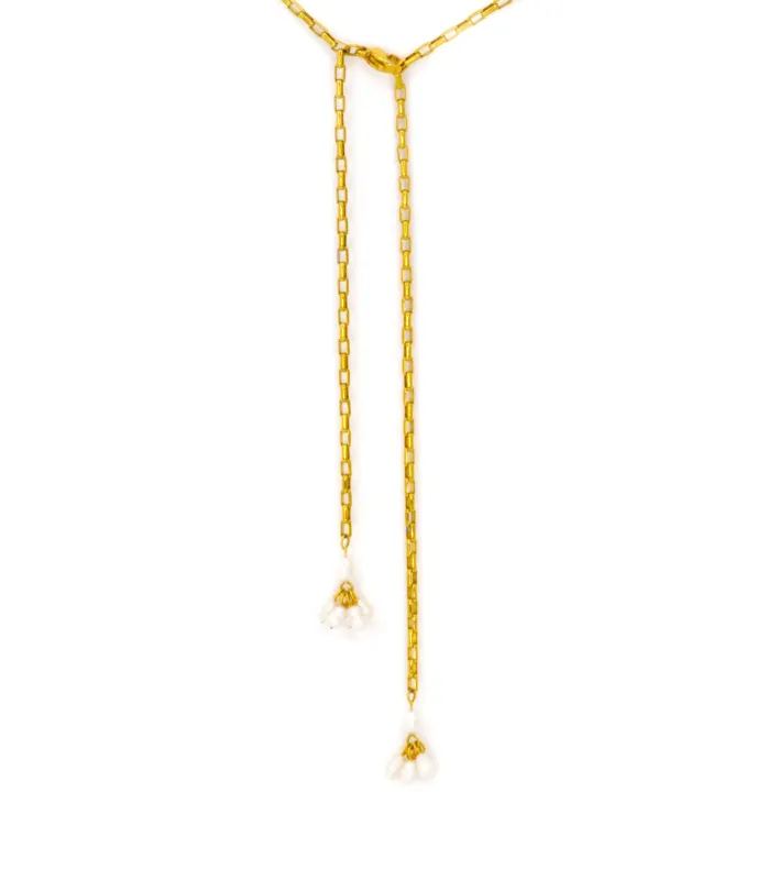 Flower Bolo Necklace made by Salty Cali