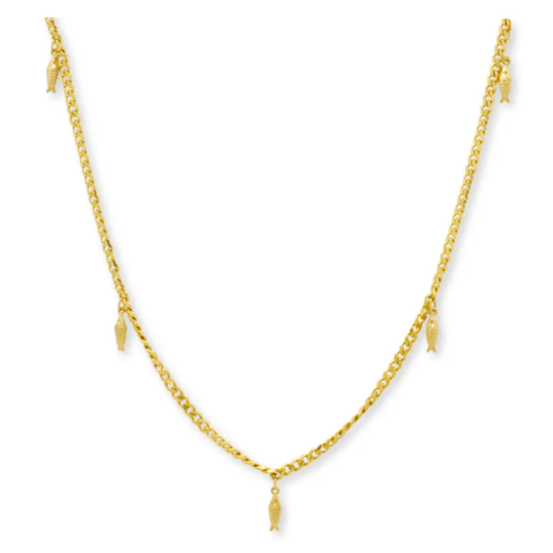 Pescaditos Necklace sold by Salty Cali
