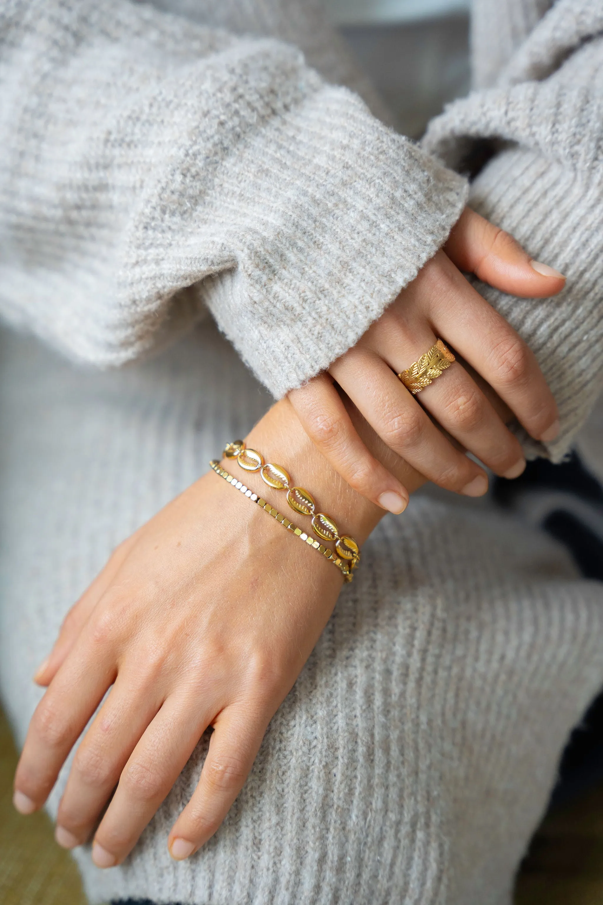 Puka Statement Bracelet sold by Salty Cali product image thumbnail 2
