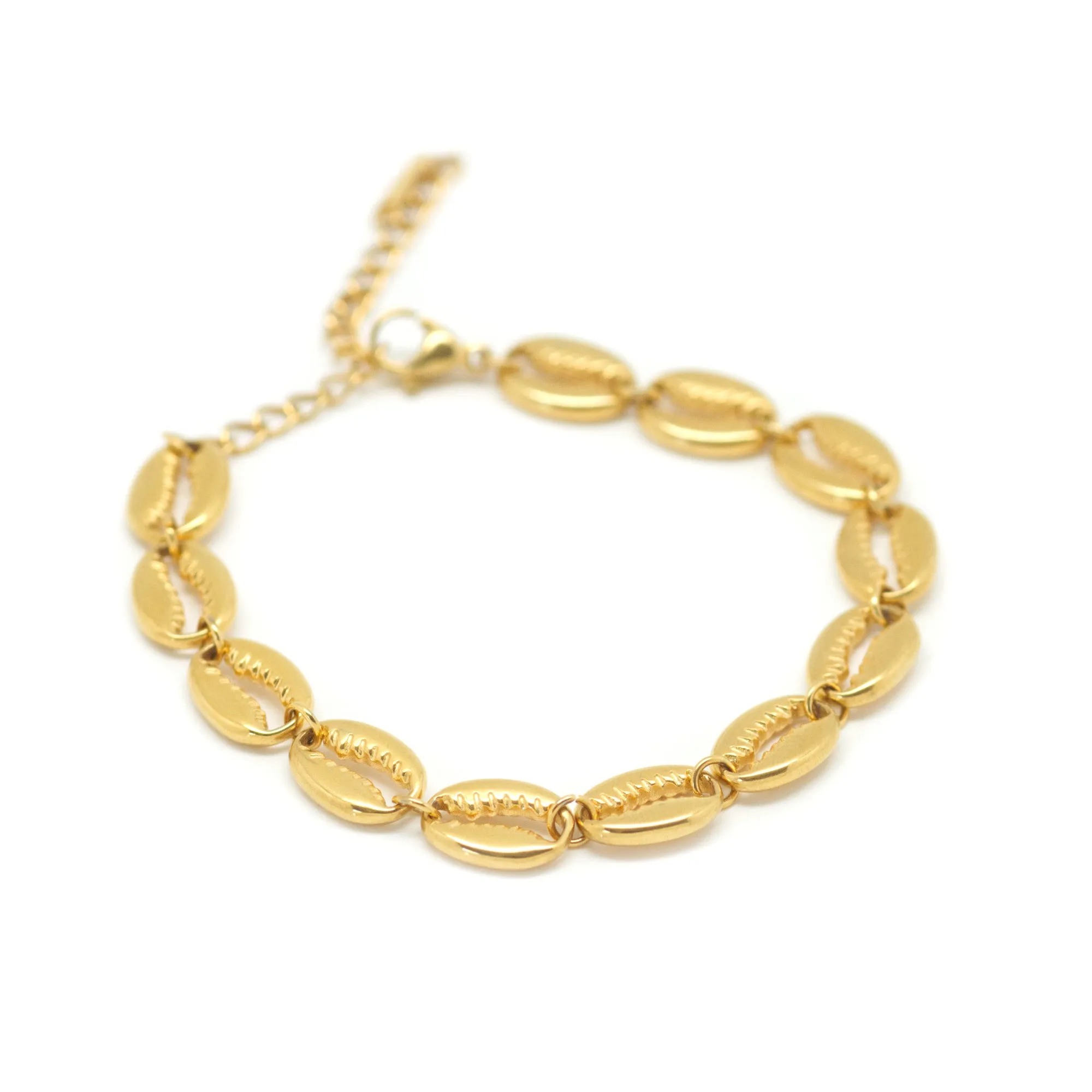 Puka Statement Bracelet sold by Salty Cali