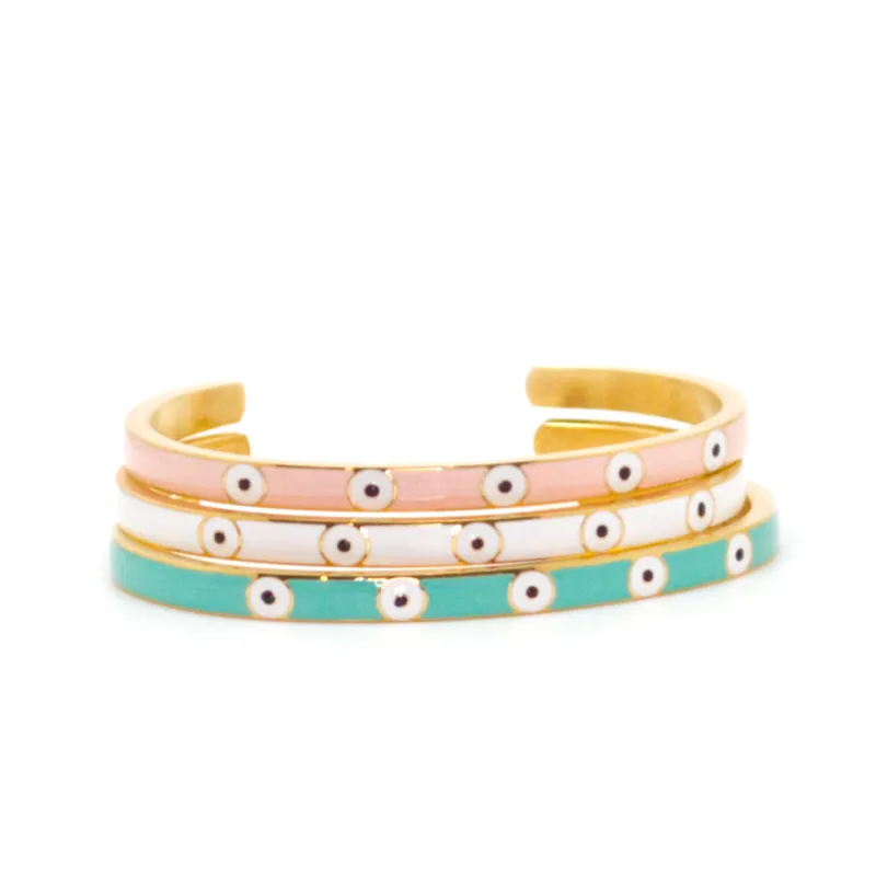 Evil Eye Bangle sold by Salty Cali