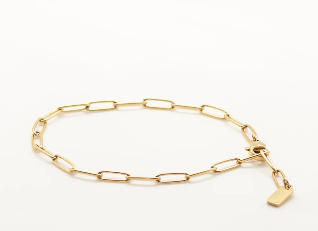 Paperclip Anklet sold by Salty Cali