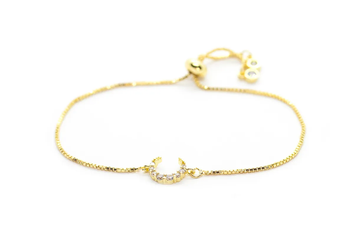 Sparkle Moon Bolo ~ Salty Pendants sold by Salty Cali