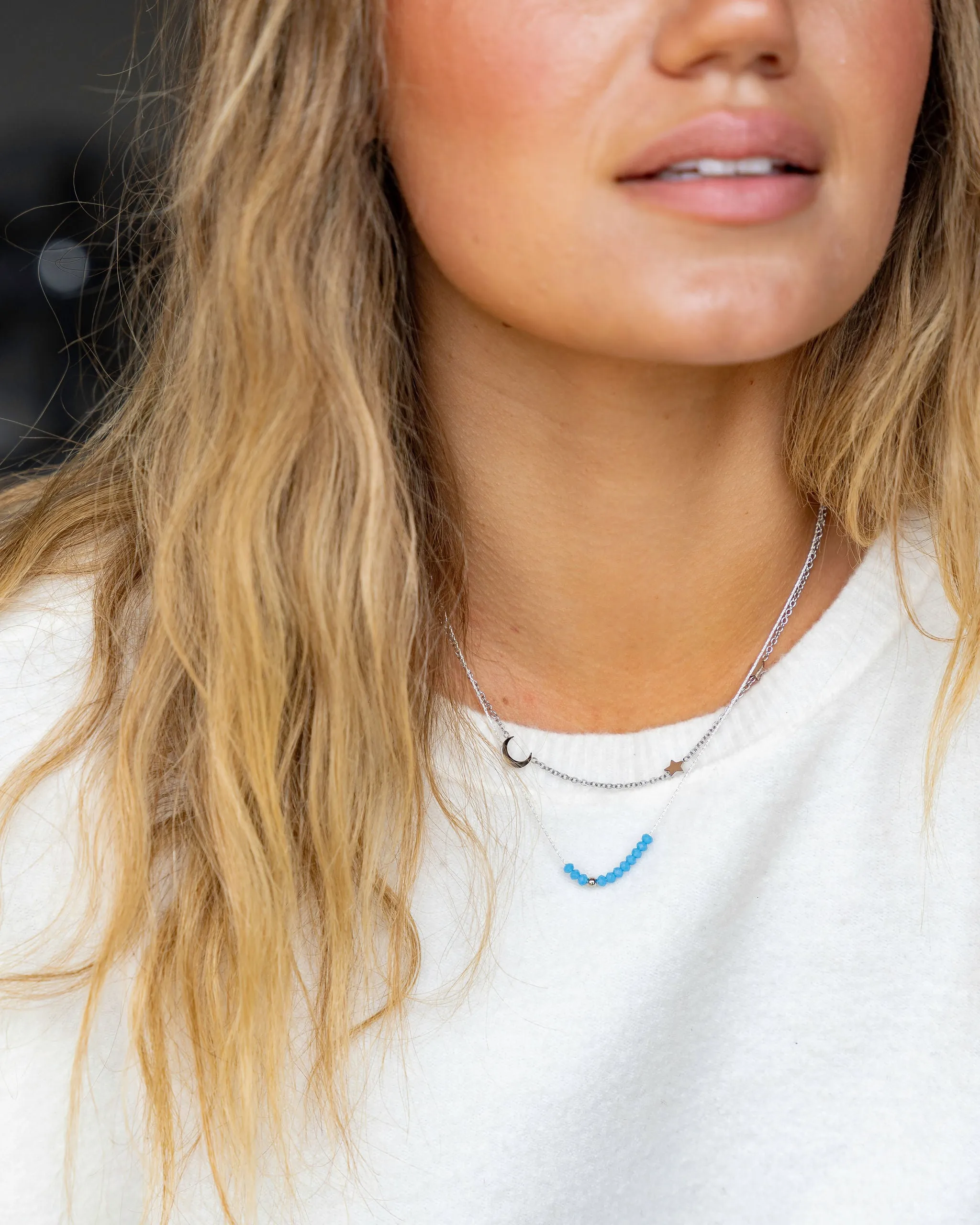 To The Moon and Back Necklace sold by Salty Cali product image thumbnail 4
