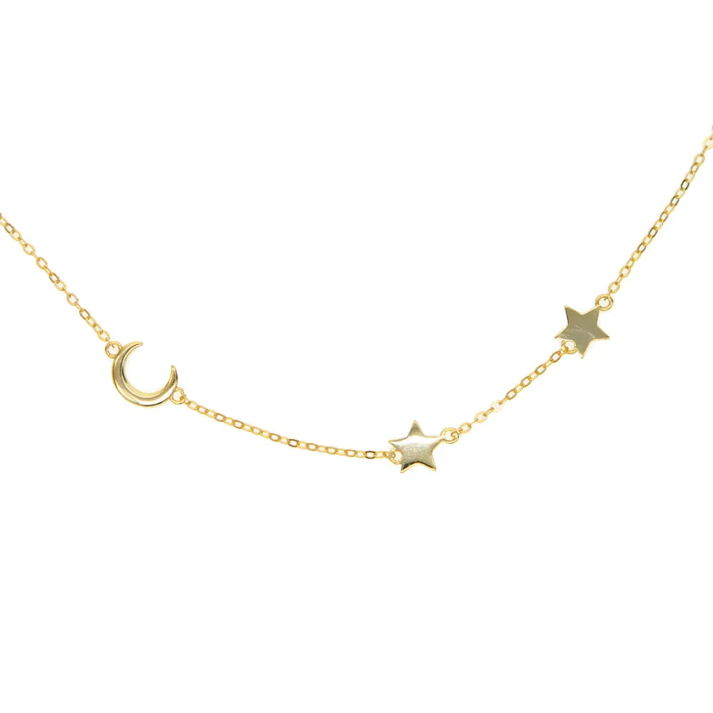 To The Moon and Back Necklace sold by Salty Cali