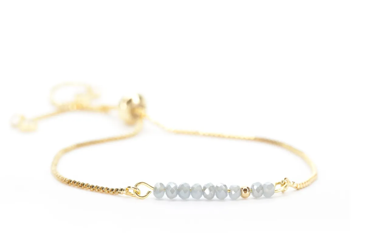 Sprinkle of Sophistication ~ Silver Bolo sold by Salty Cali