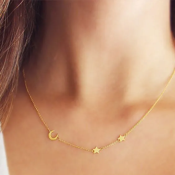 To The Moon and Back Necklace sold by Salty Cali product image thumbnail 2