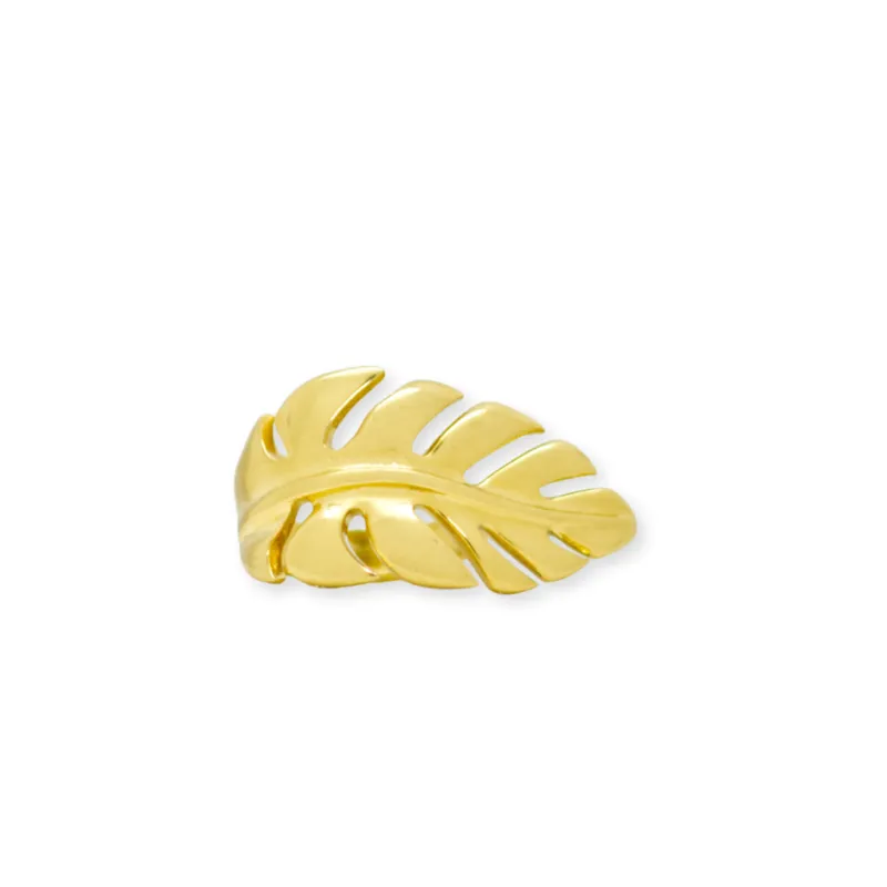 Leaf Wrap Ring made by Salty Cali