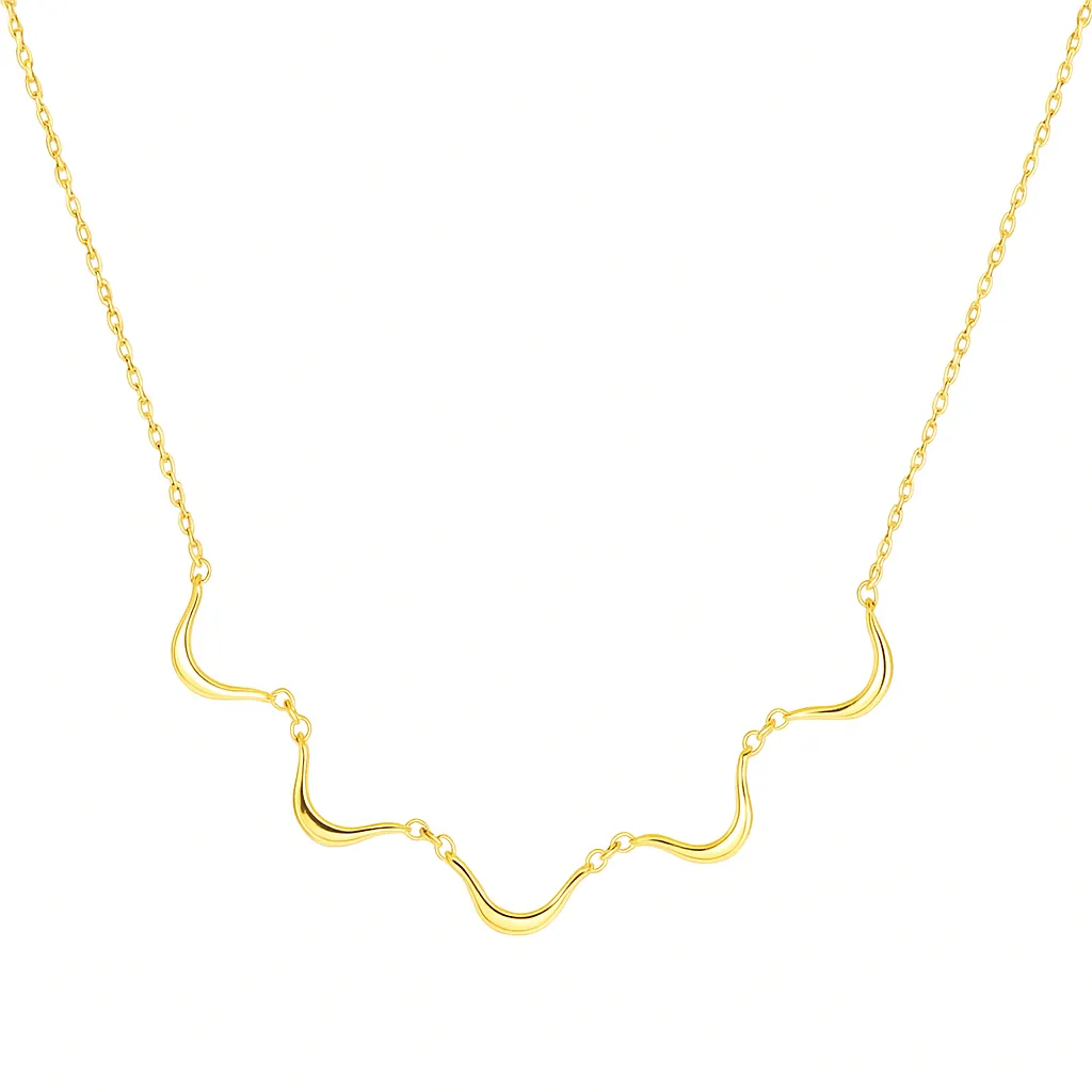 Wave Crest Necklace sold by Salty Cali