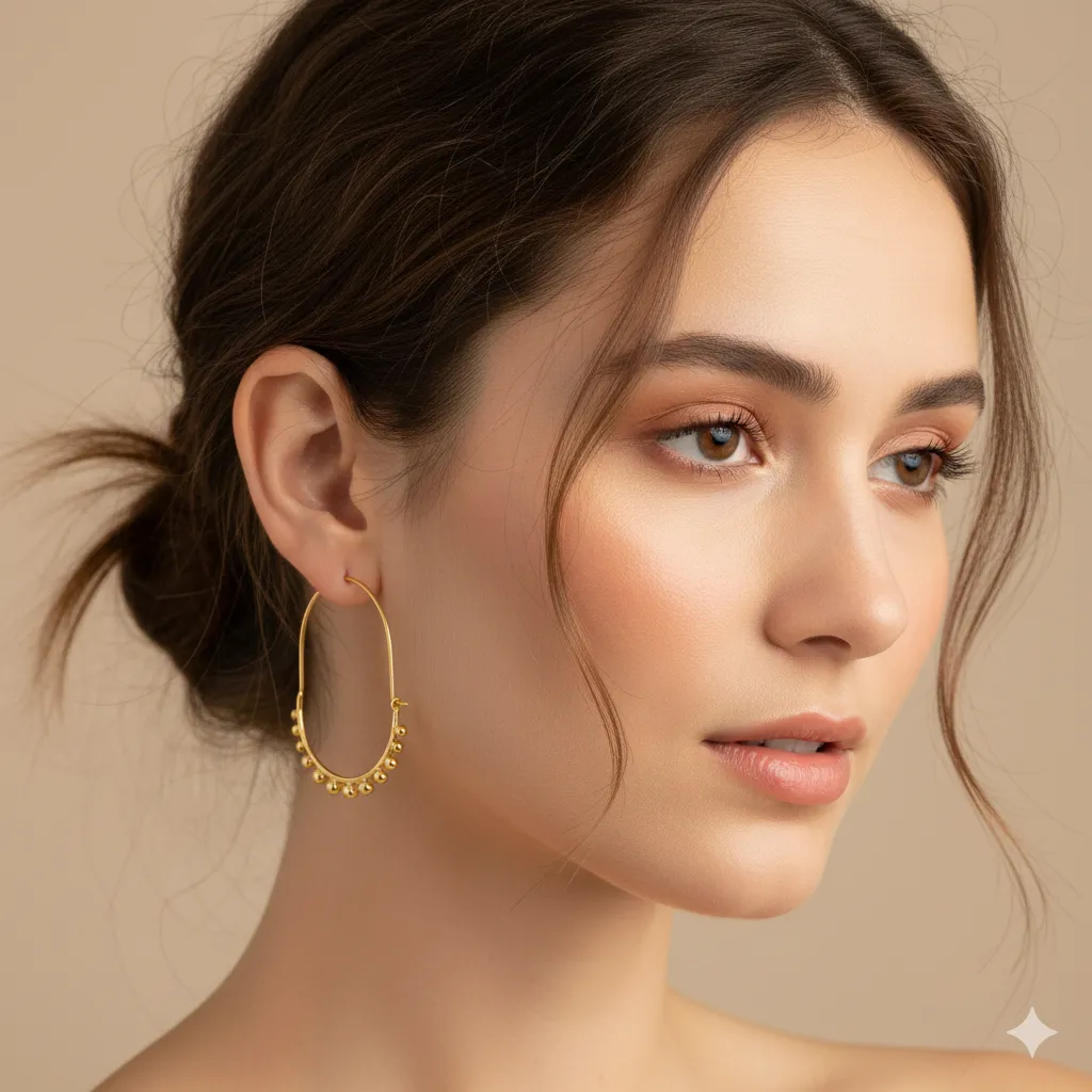 Celeste Boho Hoops sold by Salty Cali product image thumbnail 2