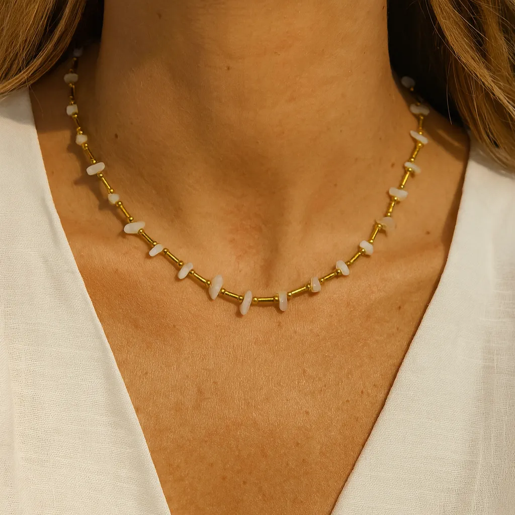 Beaded Rock Candy Necklace sold by Salty Cali product image thumbnail 2