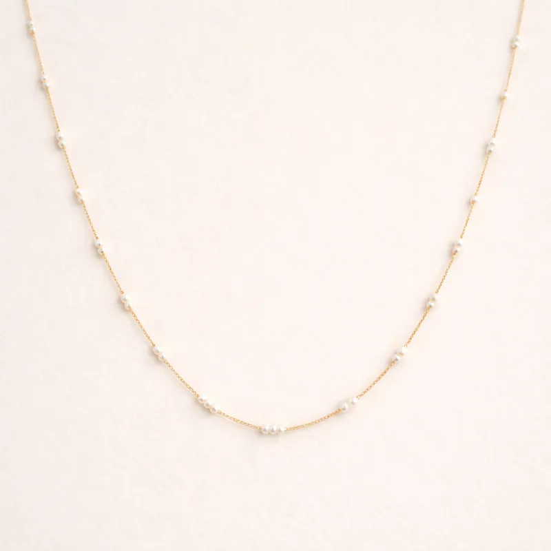 Little Pearl Necklace sold by Salty Cali
