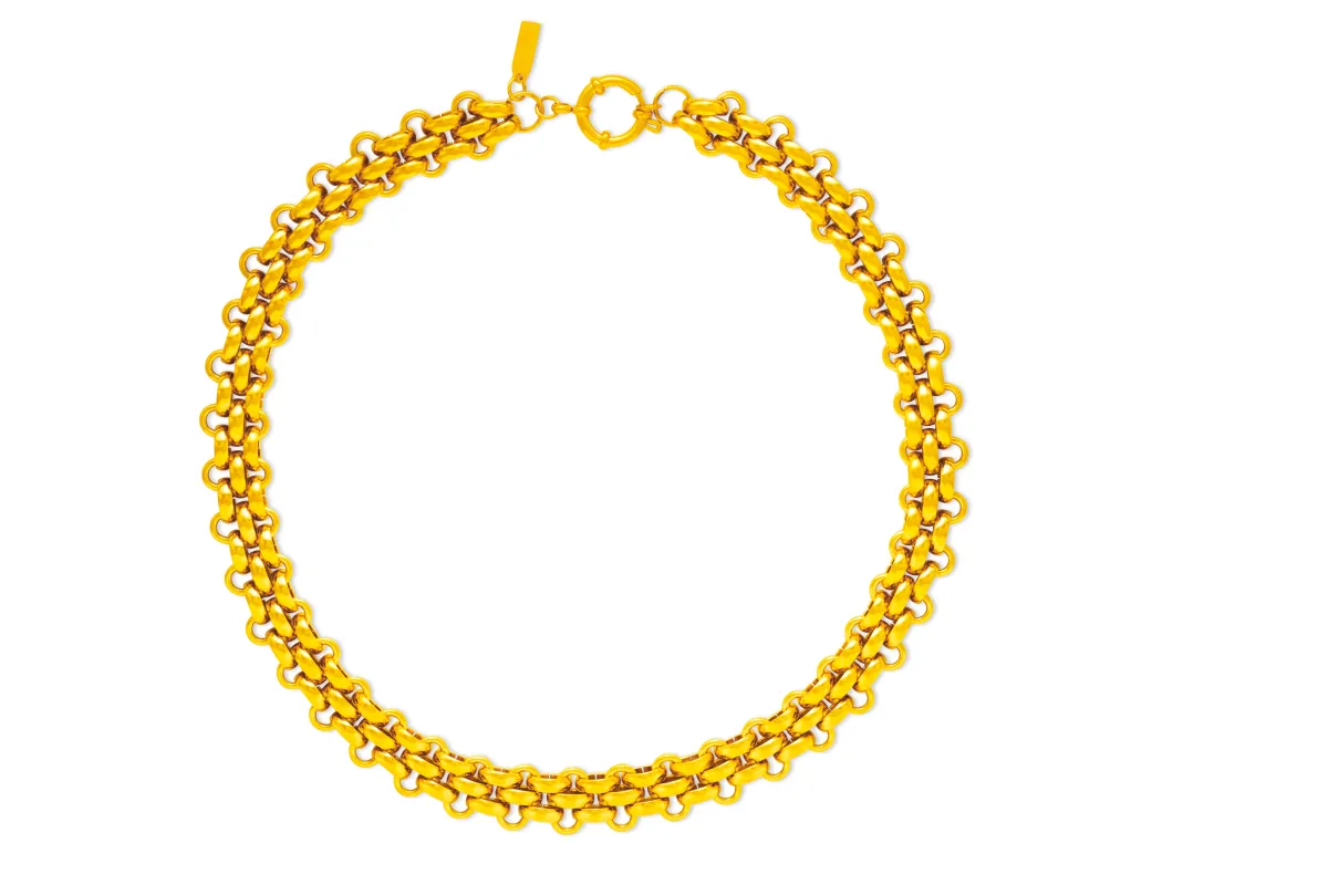 Golden Hour Necklace made by Salty Cali