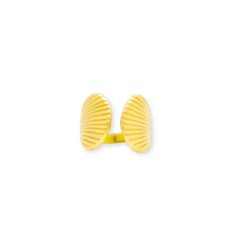 Shell Clasp Ring made by Salty Cali