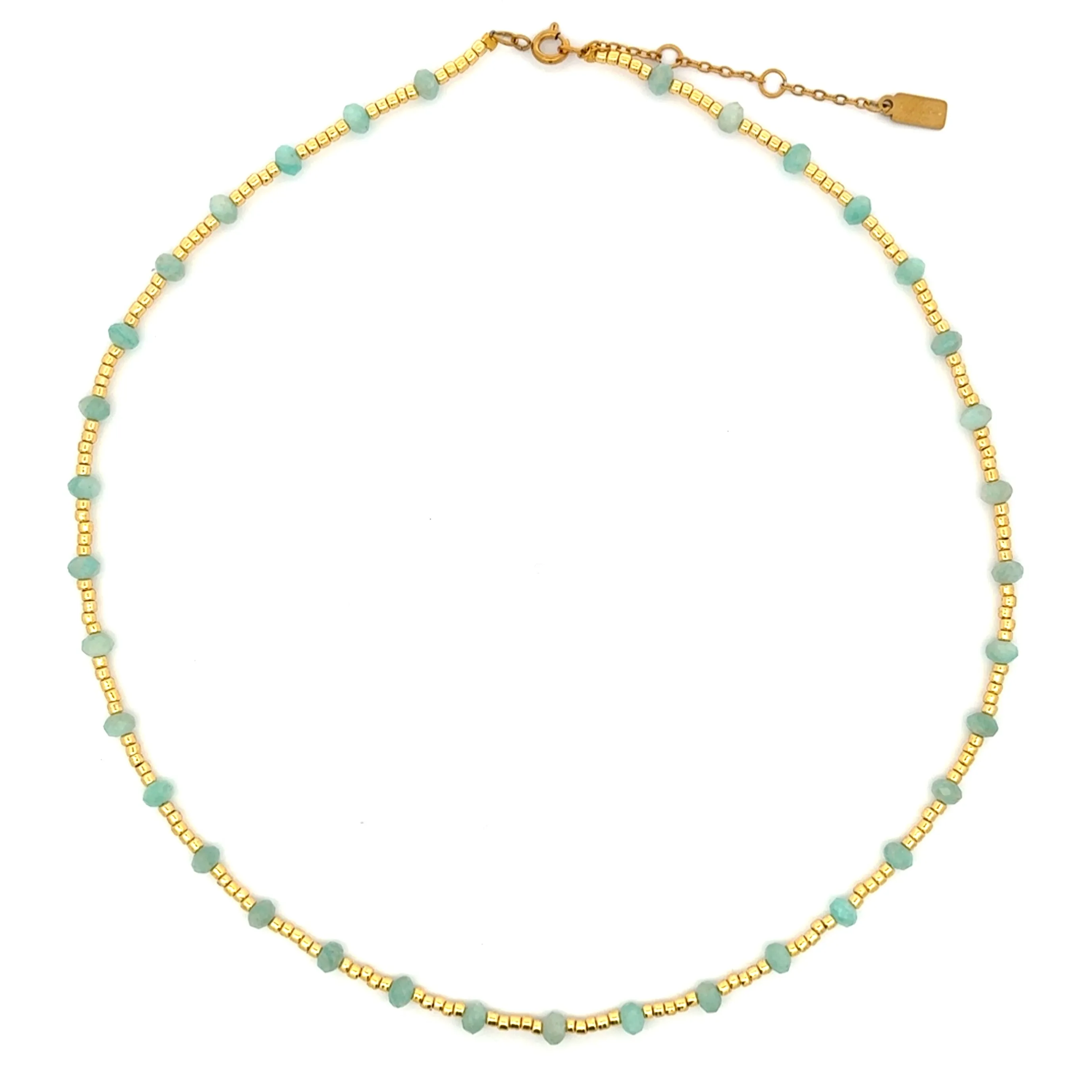 Beaded Gemstone Necklace sold by Salty Cali