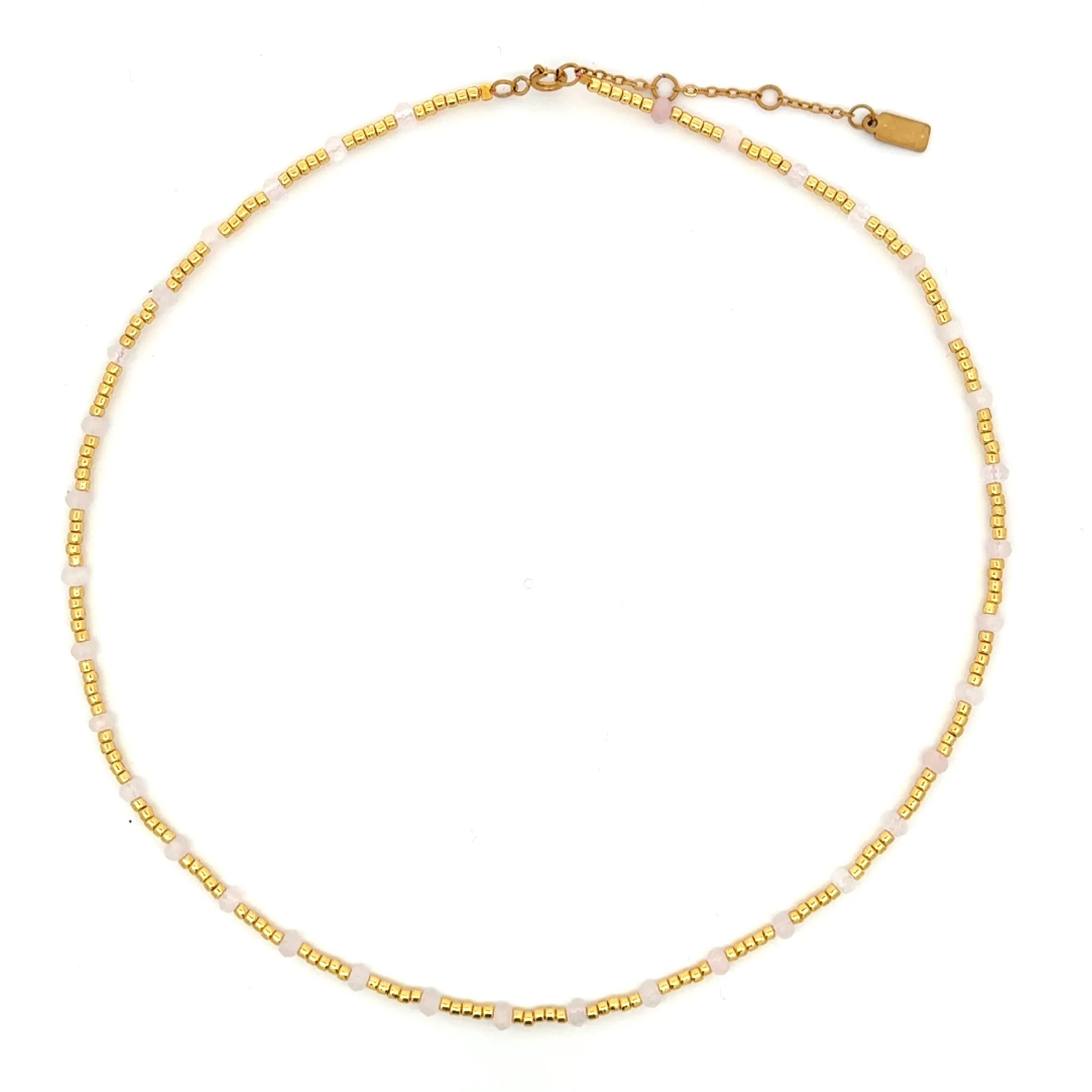 Beaded Gemstone Necklace sold by Salty Cali product image thumbnail 4