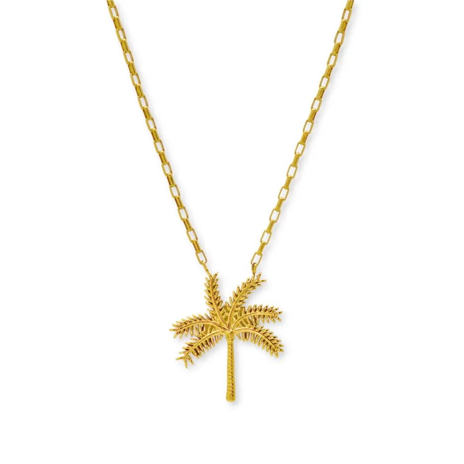 Palm Tree Necklace sold by Salty Cali