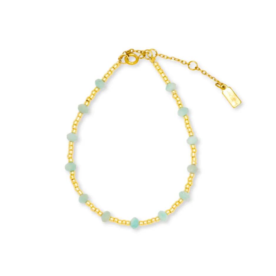 Beaded Gemstone Bracelet sold by Salty Cali