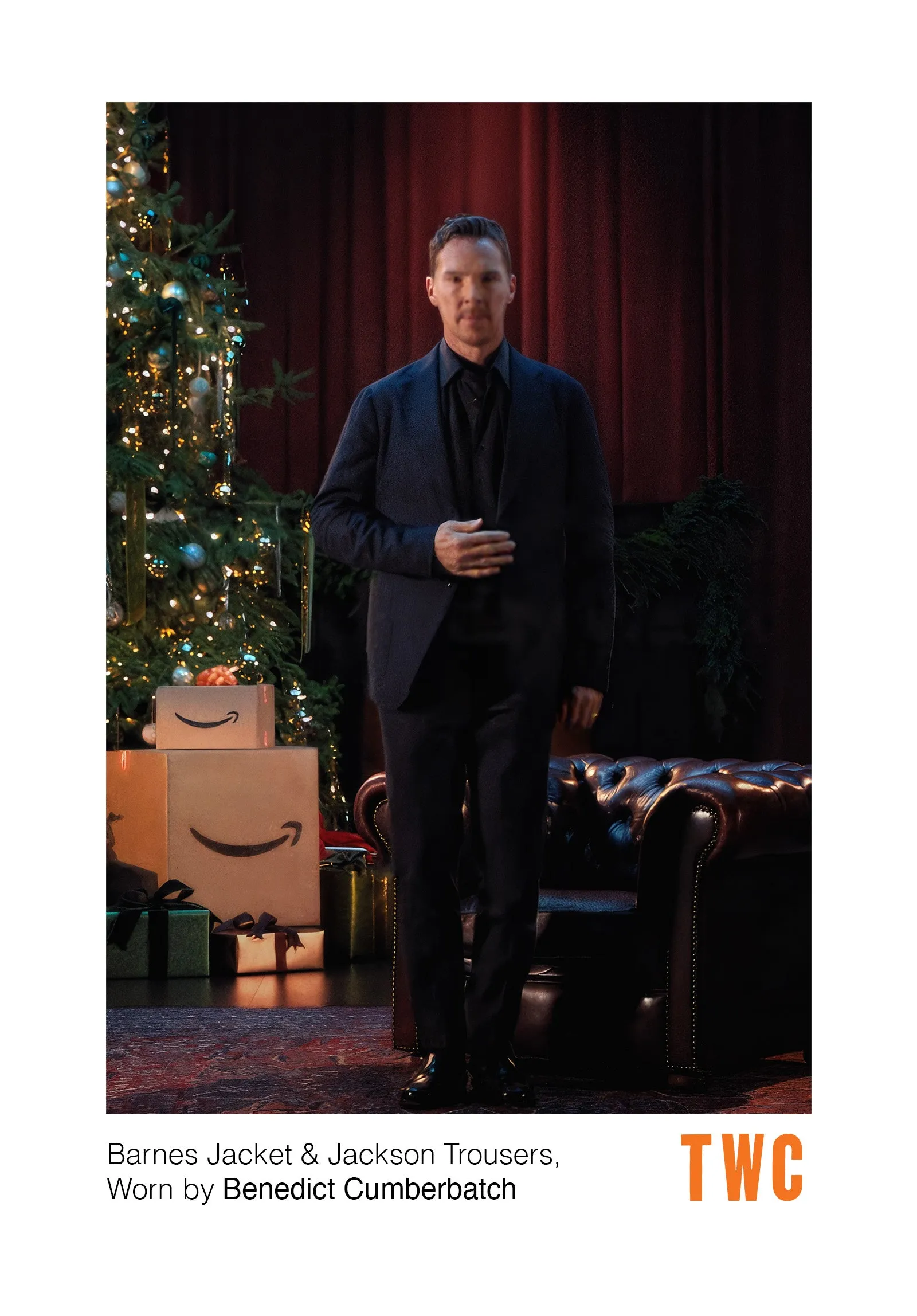 Benedict Navy Wool Suit sold by The Workers Club product image thumbnail 3